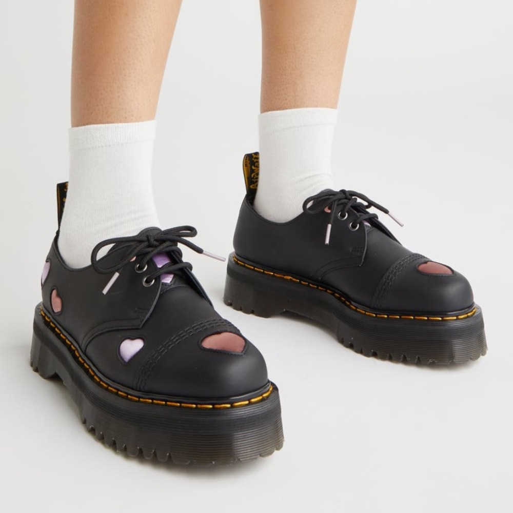 Dr. Martens Women's 1461 Quad Heart Shoes